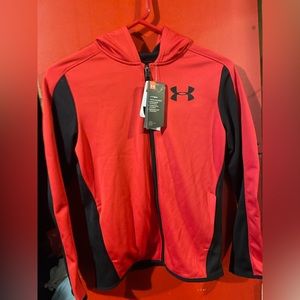 youth large Under Armour zip up jacket.